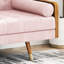 Fauteuil inclinable électrique Mid-Century moderne avec accoudoirs roulés - l 73,78 po x P 30,5 po H 32,76 po