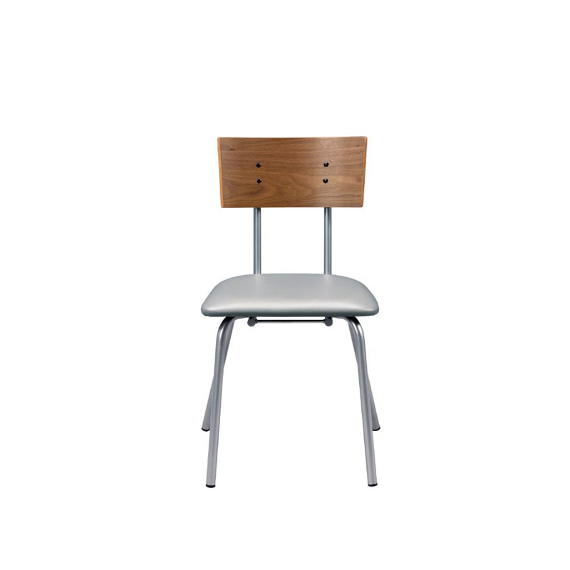 Chaise Kaleaha, Argent / bois