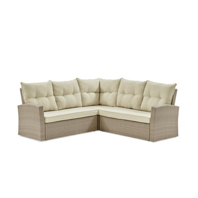 Pangkal Pinang Patio Sectional with Cushions