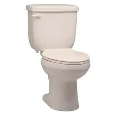 1.28 GPF (Water Efficient) Elongated Two-Piece Toilet (Seat Not Included) -  Proflo, PFJRC412HEBS