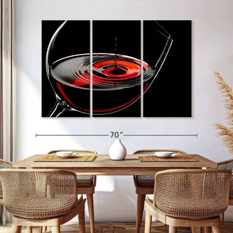 Yarlin Aromatic Red Wine, 28" H x 45" W