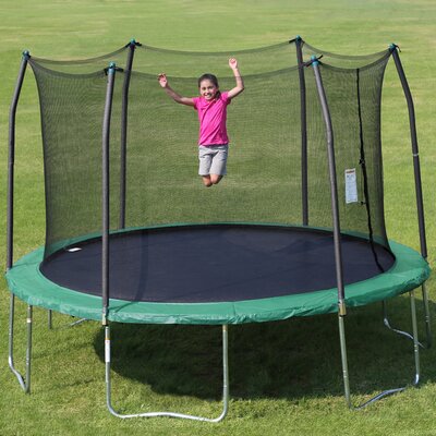 12' Round with Safety Enclosure -  Skywalker Trampolines, STEC12G