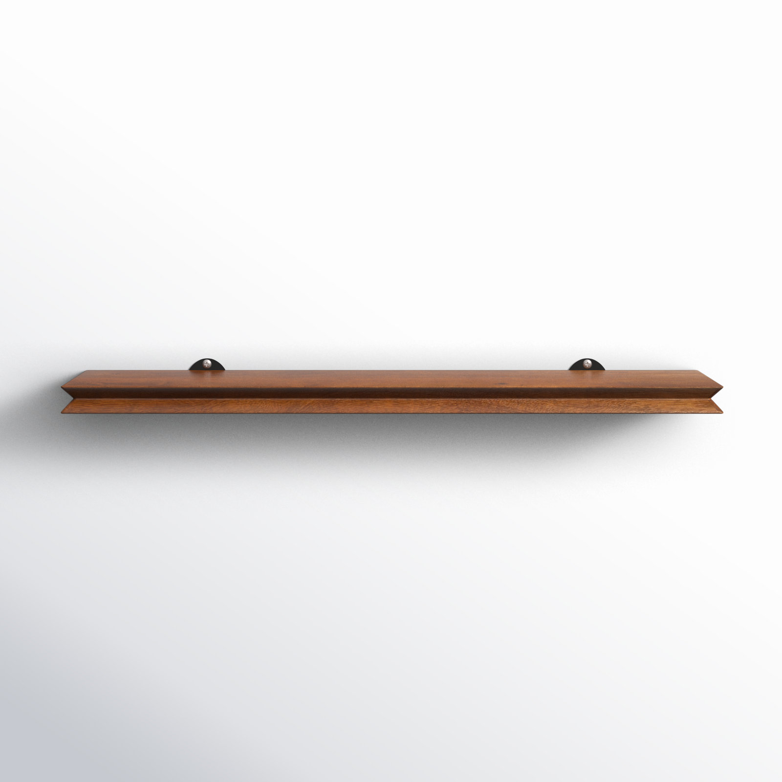 Irie Mango Wood Floating Shelf, 1'' H x 24'' W x 6'' D, Walnut
