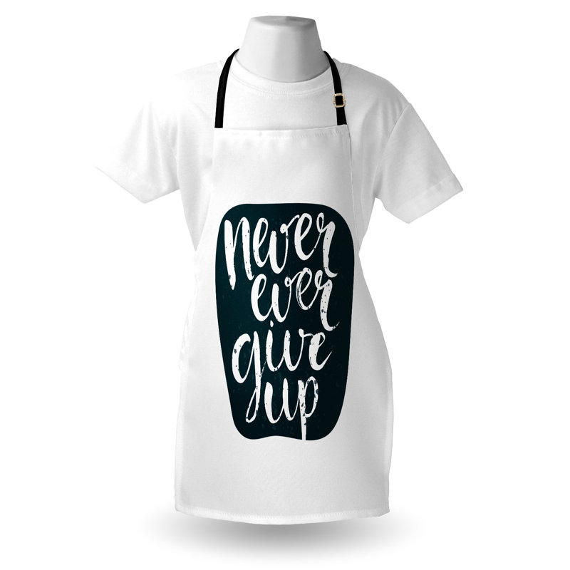No Pattern Bib Apron