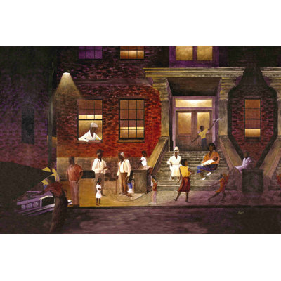 " Urban Gathering " Painting Print