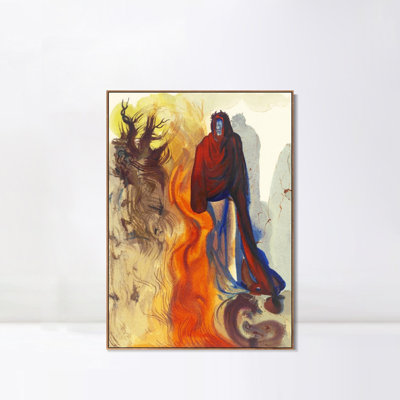 "Giclee", impression encadrée, série # 118 par Salvador Dali, art mural pour le salon, décorations de bureau à domicile