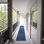 Tapis intérieur / extérieur bleu marine / bleu Nourison Essentials