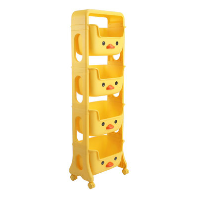 123.5cm H x 39.5cm W Utility Cart with Wheels