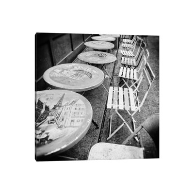 Bistro by MScottPhotography - Wrapped Canvas Print