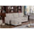 Upholstered Pull Out Sectional Sofa With Chaise-1131504643