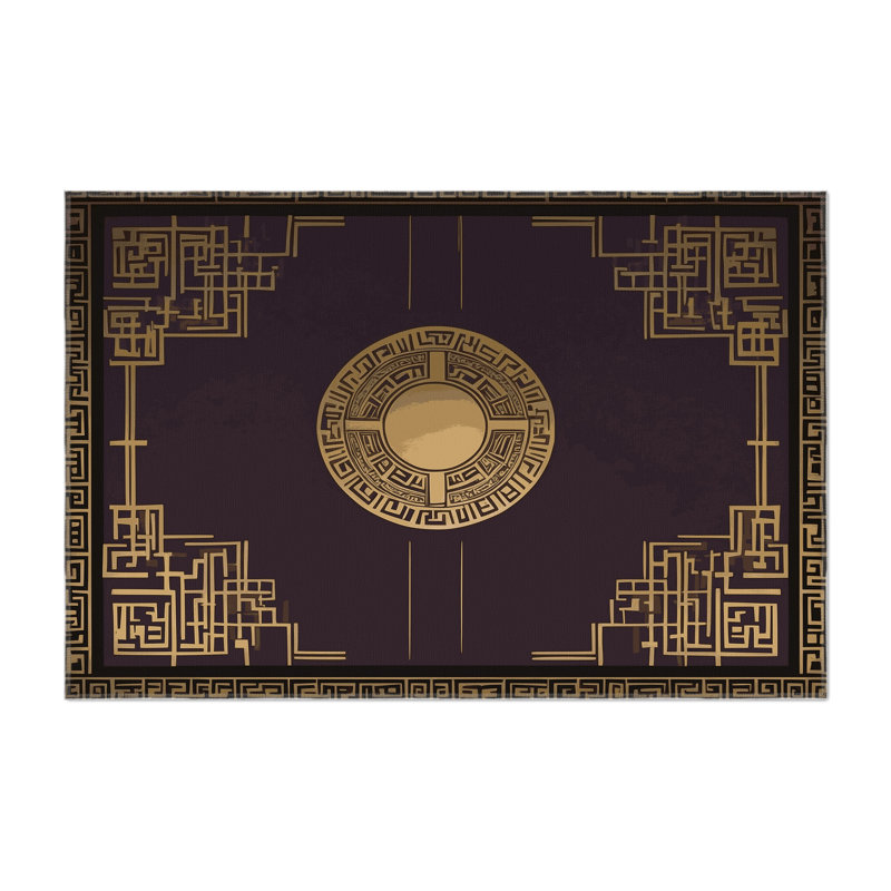 Luxe Flourish Indoor And Outdoor Area Rug, Rectangle 2' x 3'