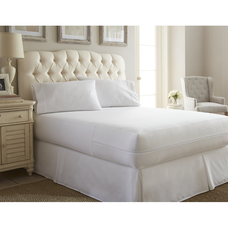 Waterproof Zipper Mattress Protector Case Pack, Queen