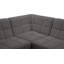 Canapé modulaire réversible en velours Hétal-87385005