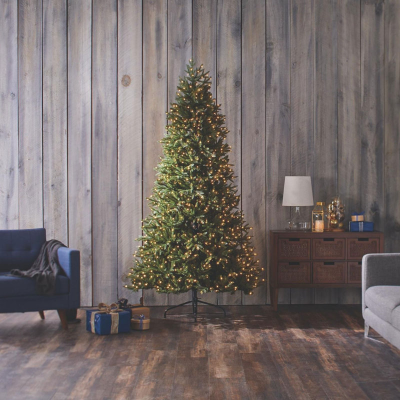 90' Lighted Fir Christmas Tree