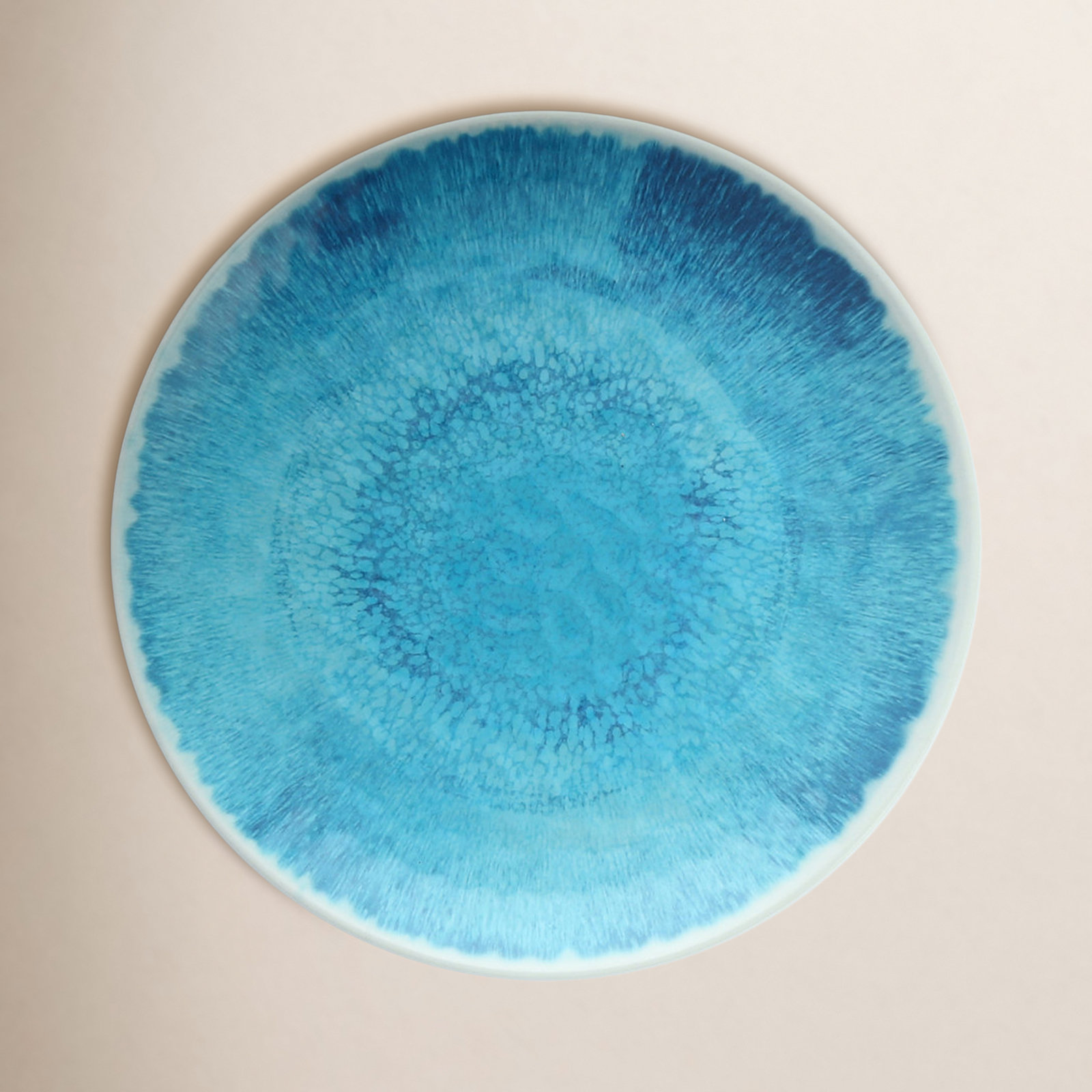 Flora 9" Salad Plate, Blue