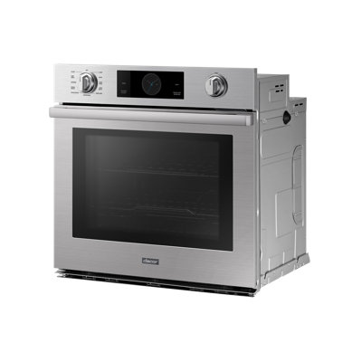 30" Single Wall Oven Steam, Silver