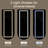 LED Mirror Jewelry Cabinet Standing, Lockable Jewelry Armoire with Full-Length Mirror and Adjustable LED Lights-540419013