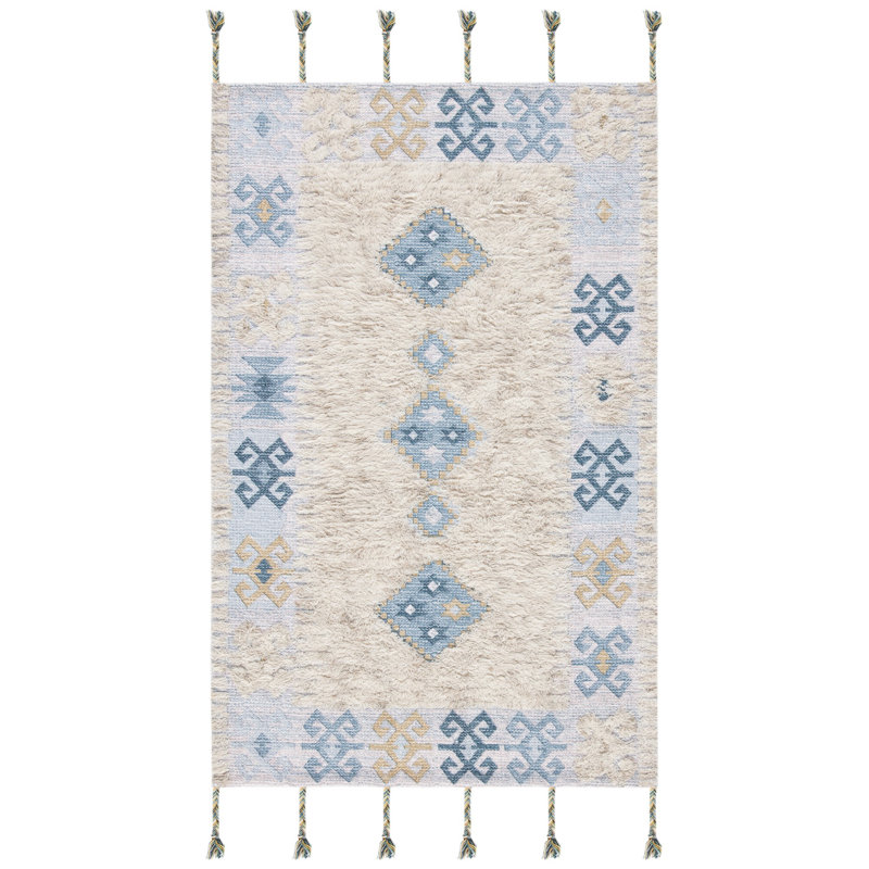 Joppatowne Hand Loomed Wool Southwestern Rug, Rectangle 3' x 5'