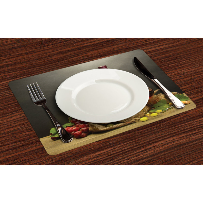 Hector Winery Themed Bottles France Placemat
