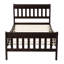 Lit plateforme avec base de lit en bois et sommier avec base et matelas-1970383386