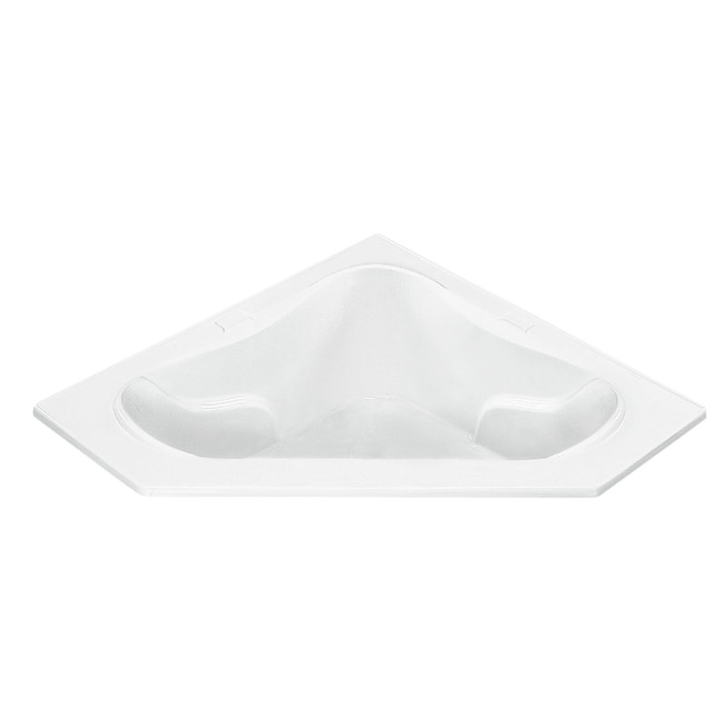 MTI Solutions 59.25" Drop In Air Bathtub, White