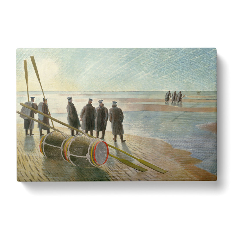 Dangerous Work by Eric Ravilious - Wrapped Canvas Painting, 35cm H x 50cm W x 3cm D