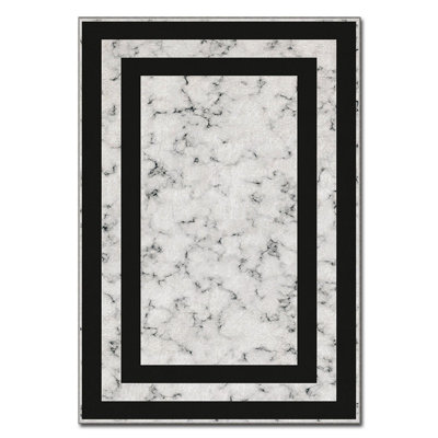 Luxurious Polyester Carpet, 3.3 x 4.6 Feet, 100% Velvet Fabric | 740 g/m², 0.08 in Pile Height | Non-Slip Felt Dot Underside, Laminated Sponge for Comfort | Easy to Clean, Machine Washable at 86°F