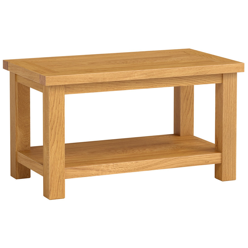 Four Leg Coffee Table with Storage, H45 x L80 x W45cm