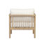 Fauteuil club en bois d'acacia-133604753