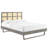 Modway Sidney Cane and Wood Platform Bed with Angular Legs-1333490574-1333490572