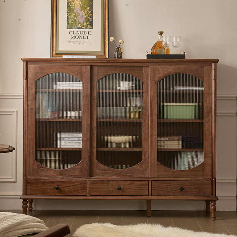 Household Pure Solid Wood Sideboard