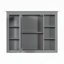 Armoire de salle de bain murale polyvalente avec plusieurs tablettes et un design élégant-1697380006