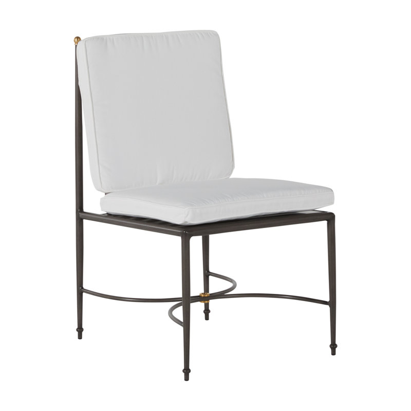 Chaise de patio avec coussins Roma, Welt, Cast Mist