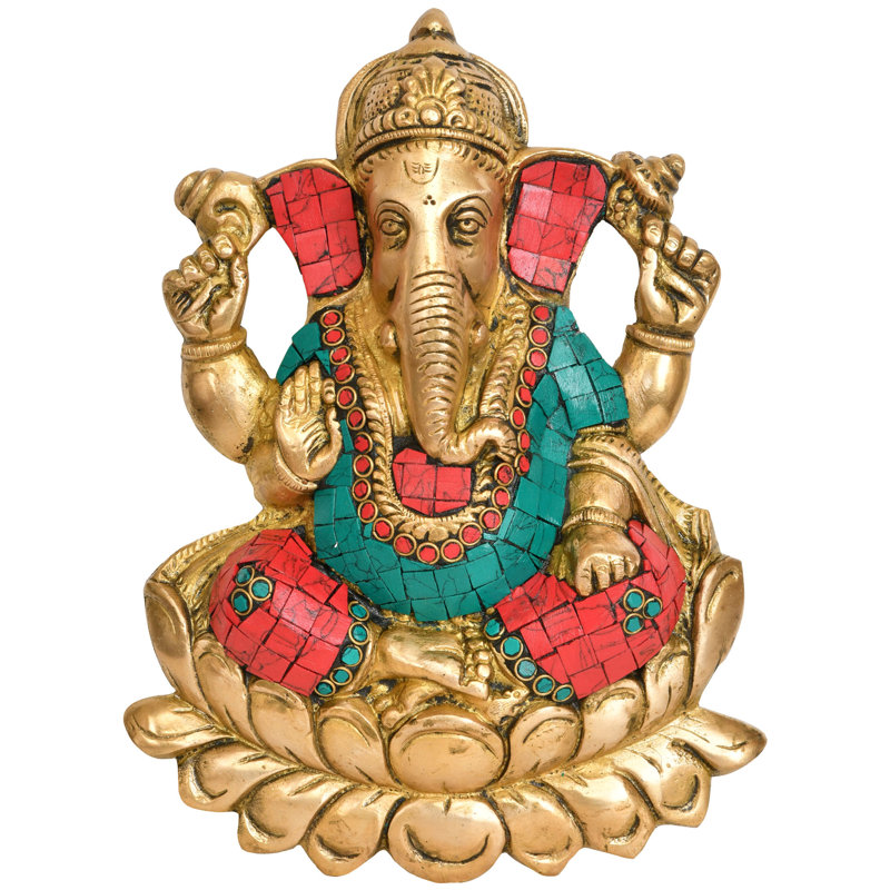 Suspension murale Kamalasana Ganesha