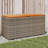 Acacia Steel/Solid Wood/Wicker Deck Box-103397024