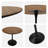 Ceballo Table Mid-century Dining Table for 4-6 people With Round Mdf Table Top, Pedestal Dining Table, End Table Leisure Coffee Table-802887413-707441822-722620958
