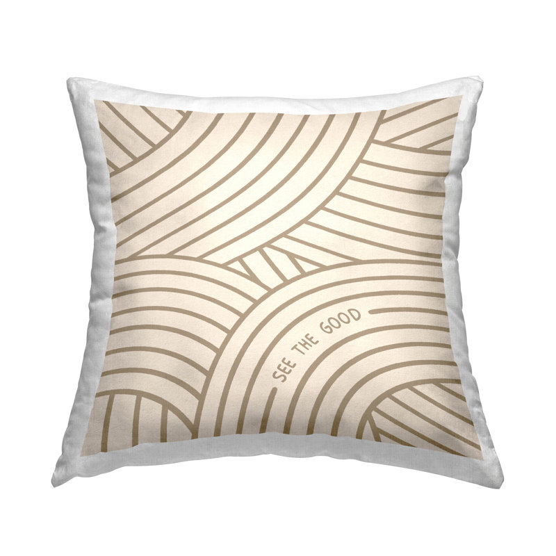 Housse et insert de coussin décoratif en polyester