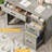 Farmhouse 47" Executive Desk With 4 Drawers-728600045