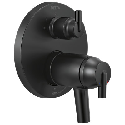 Contemporary TempAssure 17T Series Valve Trim with 3-Setting Integrated Diverter
