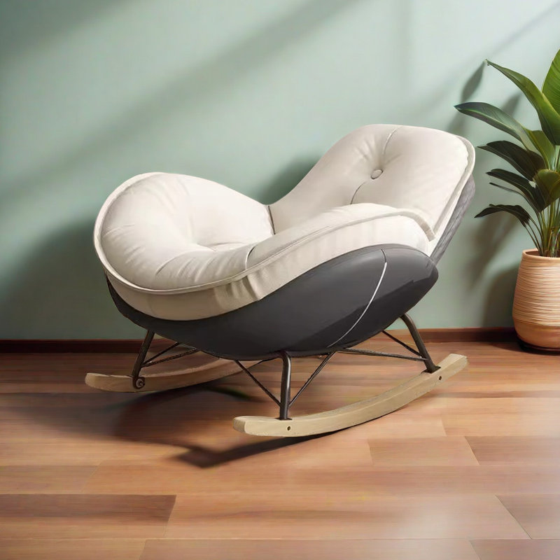 Chaise berçante Luxury, Gris