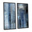 Art mural abstrait bleu gris, ensemble de 2 toiles - Le bleu rencontre l'art abstrait gris-1485443583-1518991129-1518991131