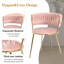 Ensemble de salle à manger rectangulaire à piédestal avec chaise de salle à manger moderne en velours-1618254689-1618254691-1618254621