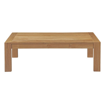 Upland Distressed Square Teak Coffee Table by Havenside Home
