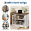 60cm W Composite Bedside Table