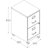 Locking Metal File Cabinet With Mobile Casters For Office Organization And Document Security-114609447