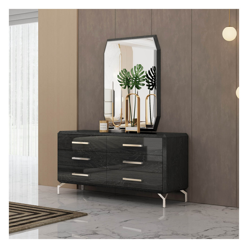 Commode double 6 tiroirs Demario