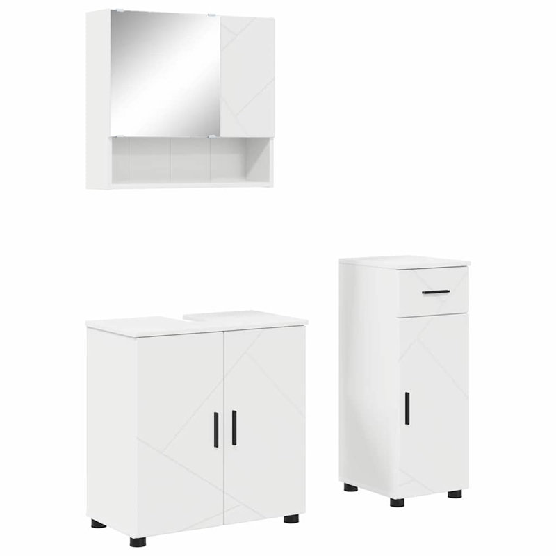 Bathroom Furniture Suite, White