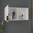 Kaser Medicine Cabinet With Mirror And Shelves, With Vertical Or Horizontal Position Option, Modern Bathroom Storage Solution,White