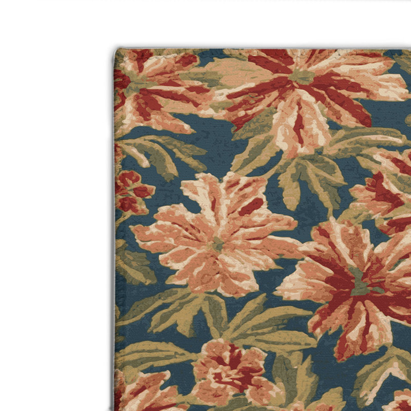 Tapis d'intérieur et d'extérieur brun Botanical, Rectangulaire 2 pi x 3 pi