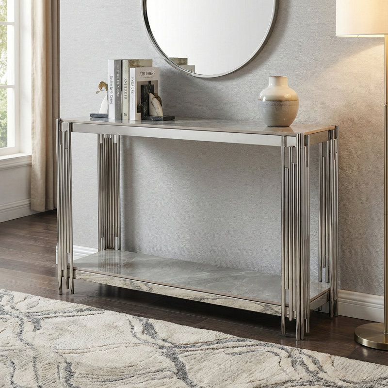 Kya 120cm Stone Top Console Table